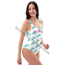 Load image into Gallery viewer, Yeehaw Turquoise Hat Yeehaw Swim Suit
