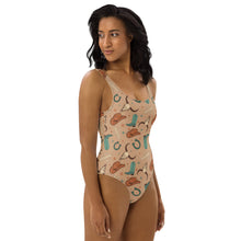 Load image into Gallery viewer, Yeehaw All Western One-Piece Swimsuit
