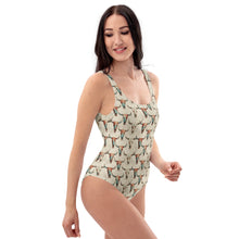 Load image into Gallery viewer, Baha Ranch Yeehaw Bullhead Skulls One-Piece Swimsuit
