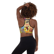 Load image into Gallery viewer, Vintage Rodeo Poster Padded Sports Bra

