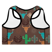 Load image into Gallery viewer, Bullhead Cactus Padded Sports Bra
