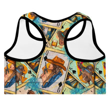 Load image into Gallery viewer, Feelin' Lucky Cowgirl Padded Sports Bra
