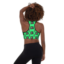 Load image into Gallery viewer, Neon Yeehaw Padded Sports Bra
