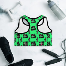 Load image into Gallery viewer, Neon Yeehaw Padded Sports Bra
