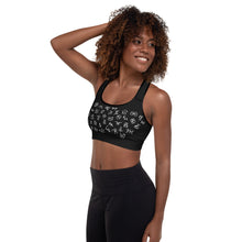 Load image into Gallery viewer, White Cattle Brands Sports Bra
