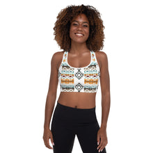 Load image into Gallery viewer, Aztec Blanket Print Sports Bra
