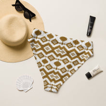 Load image into Gallery viewer, Yeehaw Brown Aztec Bikini Bottom
