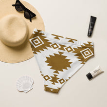 Load image into Gallery viewer, Yeehaw Bold Brown Aztec Bikini Bottom
