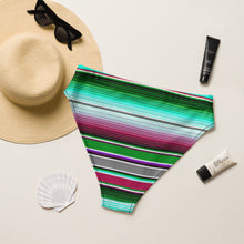 Load image into Gallery viewer, Yeehaw Aqua Serape Bikini Bottom
