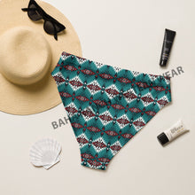 Load image into Gallery viewer, Yeehaw Teal Burgandy Bikini Bottom
