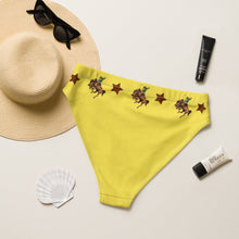 Load image into Gallery viewer, Yeehaw Mustard Bronc Buster Bikini Bottom

