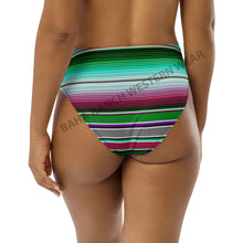 Load image into Gallery viewer, Yeehaw Aqua Serape Bikini Bottom
