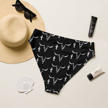 Load image into Gallery viewer, Yeehaw White Bullhead Cactus Bikini Bottom
