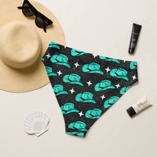 Load image into Gallery viewer, Yeehaw Turquoise Hat Bikini Bottom
