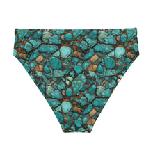 Load image into Gallery viewer, Yeehaw All Turquoise Bikini Bottoms
