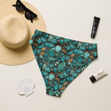 Load image into Gallery viewer, Yeehaw All Turquoise Bikini Bottoms
