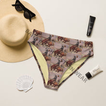 Load image into Gallery viewer, Yeehaw Vintage Cowboy Bronc Bikini Bottom
