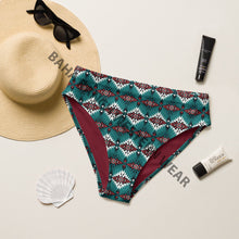 Load image into Gallery viewer, Yeehaw Teal Burgandy Bikini Bottom
