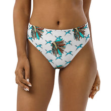 Load image into Gallery viewer, Yeehaw Turquoise Running Horse Head Dress Bikini Bottom
