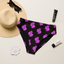 Load image into Gallery viewer, Yeehaw Purple Neon Cactus Bikini Bottom
