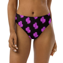 Load image into Gallery viewer, Yeehaw Purple Neon Cactus Bikini Bottom
