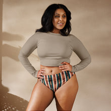 Load image into Gallery viewer, Yeehaw Cocoa Aztec Bikini Bottom
