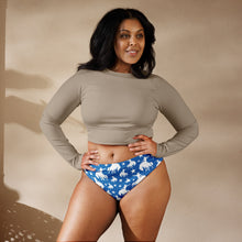 Load image into Gallery viewer, Yeehaw Blue Rodeo Cowboy Bikini Bottom
