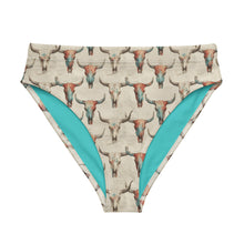 Load image into Gallery viewer, Baha Ranch Yeehaw Bullhead Skulls Bikini Bottom
