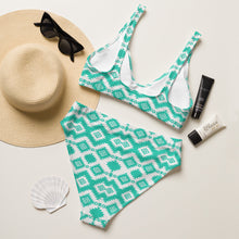 Load image into Gallery viewer, Yeehaw Turquoise Aztec Bikini
