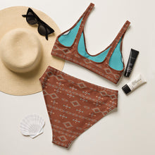 Load image into Gallery viewer, Yeehaw Brown Aztec Bikini
