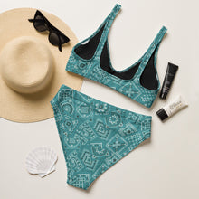 Load image into Gallery viewer, Yeehaw Turquoise Bandana Bikini
