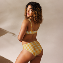 Load image into Gallery viewer, Yeehaw Yellow Gingham Print Bikini
