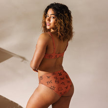 Load image into Gallery viewer, Yeehaw Brown Cattle Brands Bikini
