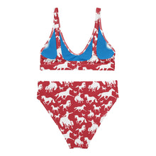 Load image into Gallery viewer, Yeehaw Red Rodeo Cowboy Bikini
