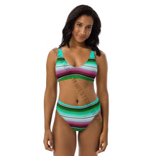 Load image into Gallery viewer, Yeehaw Aqua Serape Bikini
