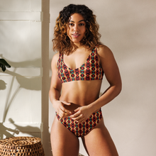 Load image into Gallery viewer, Yeehaw Rust Aztec Bikini

