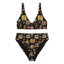 Load image into Gallery viewer, Yeehaw Vintage Cowgirl Collage Bikini
