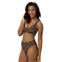 Load image into Gallery viewer, Yeehaw Teal Aztec Bikini
