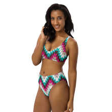 Load image into Gallery viewer, Yeehaw Turquoise Pink Aztec Bikini
