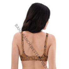 Load image into Gallery viewer, Yeehaw Tooled Leather Bikini Top
