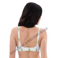 Load image into Gallery viewer, Yeehaw Cactus Bikini Top
