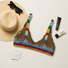 Load image into Gallery viewer, Yeehaw Mustard Serape Bikini Top

