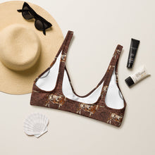 Load image into Gallery viewer, Yeehaw Leather &amp; Longhorns Bikini Top
