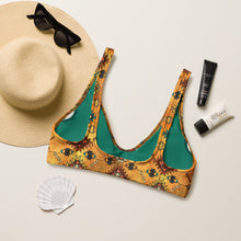 Load image into Gallery viewer, Yeehaw Golden Aztec Bikini Top
