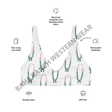 Load image into Gallery viewer, Yeehaw Squash Blossom Bikini Top
