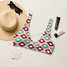 Load image into Gallery viewer, Yeehaw Aztec Print Bikini Top
