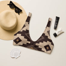 Load image into Gallery viewer, Ready to ship Yeehaw Southwestern Earth Bikini Top size Large

