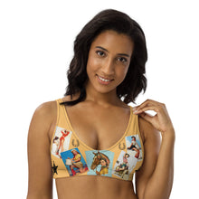 Load image into Gallery viewer, Yeehaw Let&#39;s be Cowgirls Bikini Top
