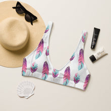 Load image into Gallery viewer, Yeehaw Boho Feather Bikini Top
