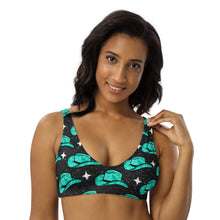 Load image into Gallery viewer, Yeehaw Turquoise Hat Bikini Top
